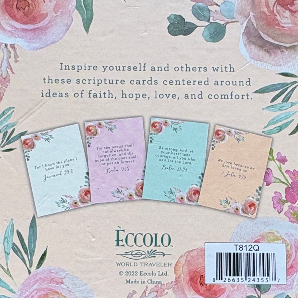 Eccolo A Box of Verse Scripture Cards - Pink and Gold - Picture 4 of 7